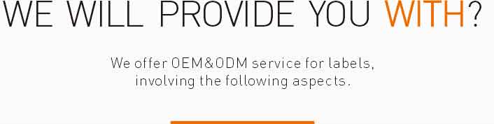 we will provide you with